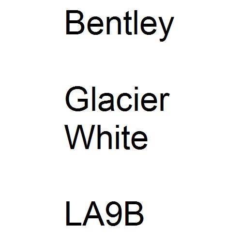 Bentley, Glacier White, LA9B.